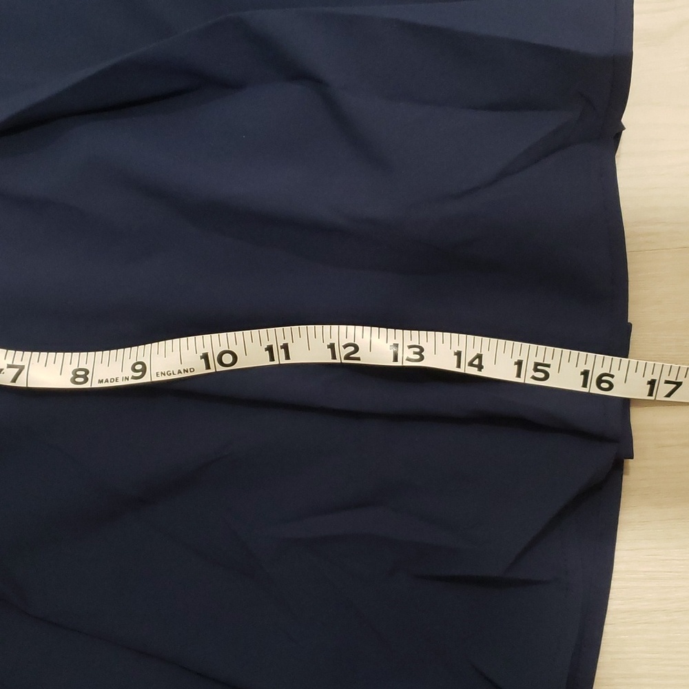 J Crew Factory pleated skort- Size M, Navy *NWT - Picture 6 of 6